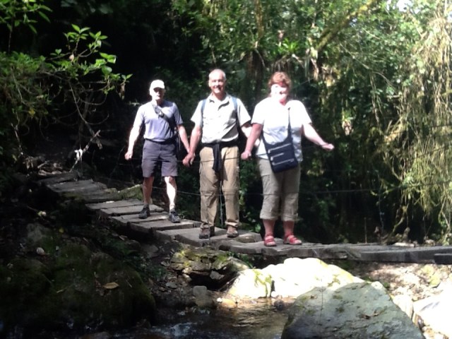 One of the seven bridges we crossed on our hike
