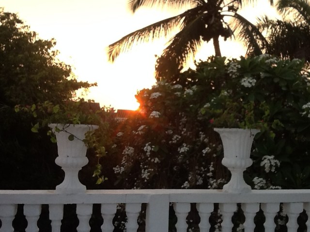 Sunset from Casa Mara Hostel, Cartagena