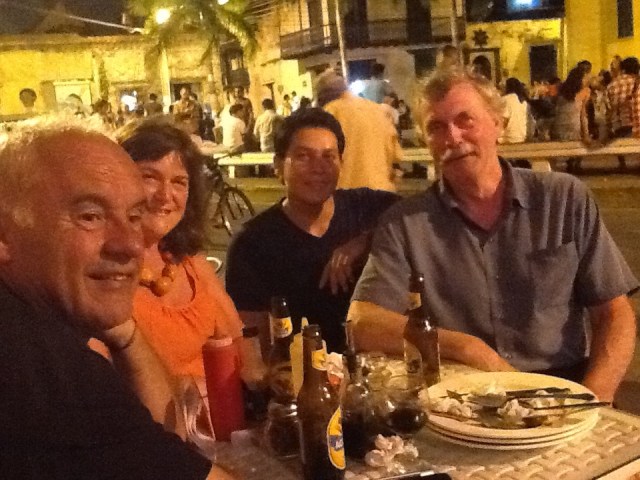 Dinner in Cartagena with Daniel(sp?) our waiter