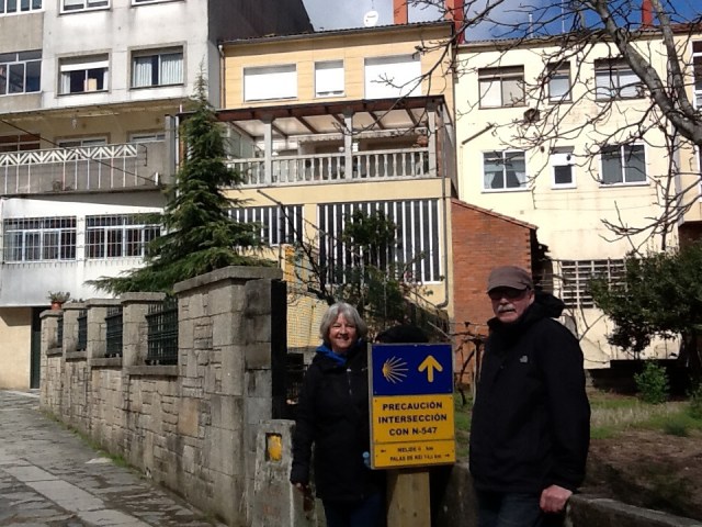 Once we saw the sign.........