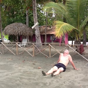 Jim relaxing on the beach!