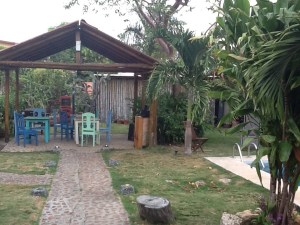 Garden and pool.........