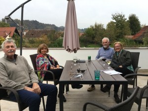 Before dinner cocktail on deck