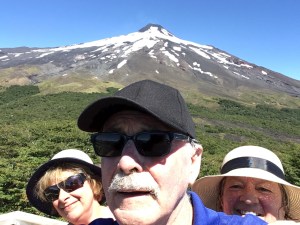 PN Villarrica extends from south of Pucon to Chile’s border with Argentina. The Volcan Villarrica, 2847m high is known as the Parque’s centrepiece and it sure was. This was a fairly steep three hour hike and worth every drop of sweat! south of Pucon to Chile’s border with Argentina. The 2847m high Volcan Villarica